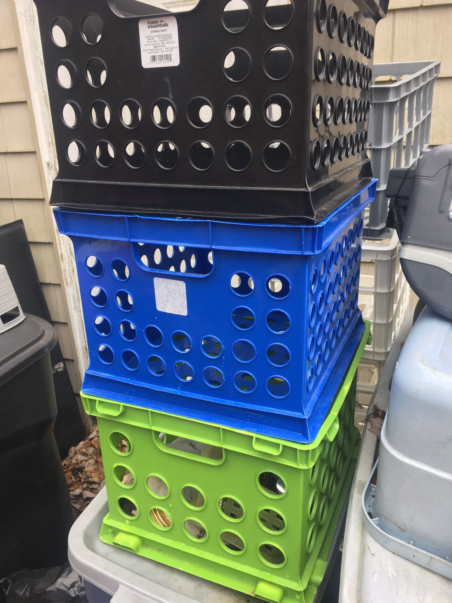 Lnew Three Milk Crates Only $20 Firm