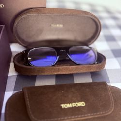 TOM FORD Eyewear magnetic clip-on optical glasses