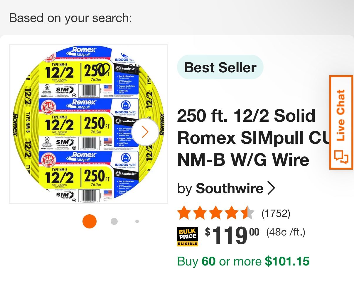 Romex 12/2