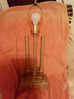 Gold Metal Lamp 