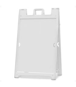 Frame Sign Plastic 24x36 white