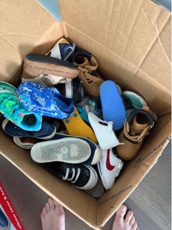 Lot of Used Kids Shoes Mixed Sizes