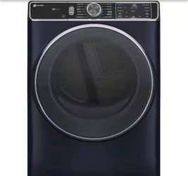 Sapphire Blue GE vented Electric Dryer in Sapphire Blue with Steam and Sanitize Cycle, ENERGY STAR