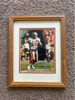 Art - Joe Montana signed portrait