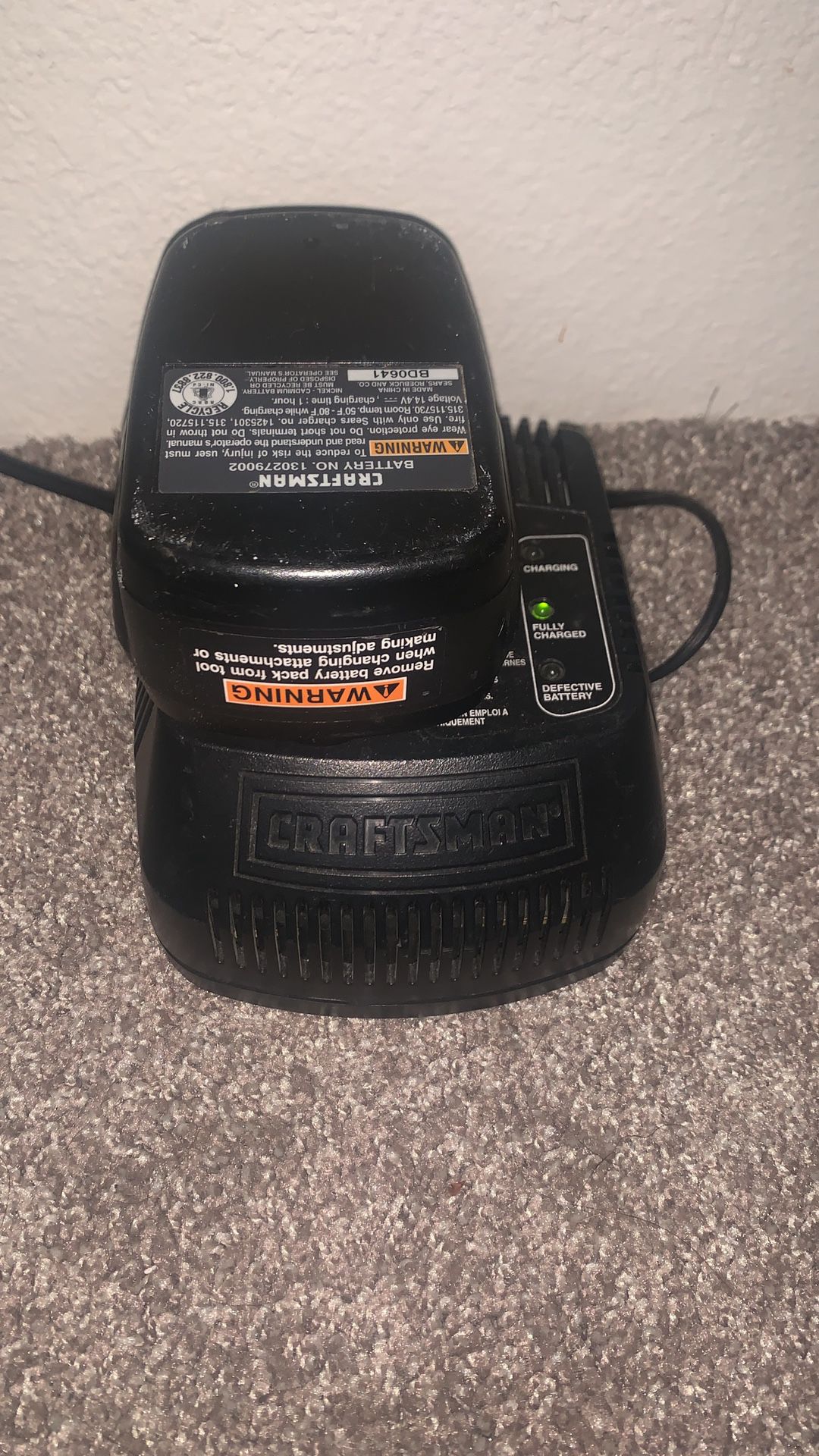 Craftsman 1 Hour Battery Charger 