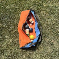 Kids croquet set