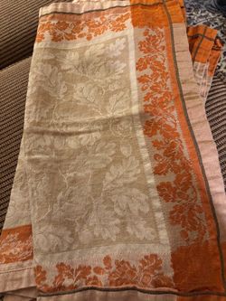 Williams Sonoma Fall Thanksgiving tablecloth