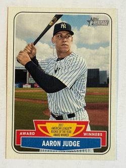 2018 Topps Heritage Aaron Judge Award Winners Aw-5 Card