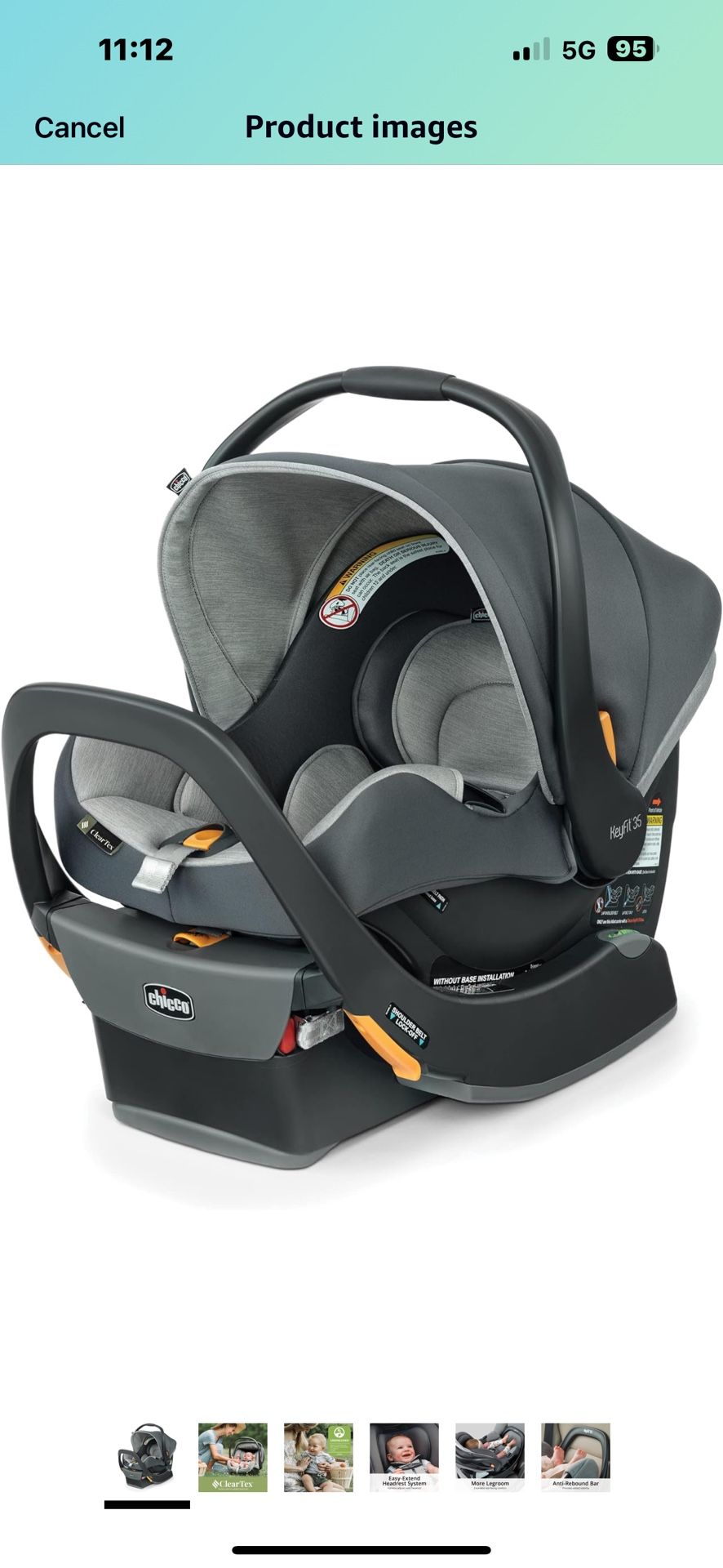 Chicco Keyfit 35 Car seat Base and Stroller 