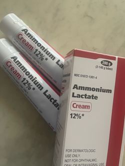 2 new AMMONIUM LACTATE cream