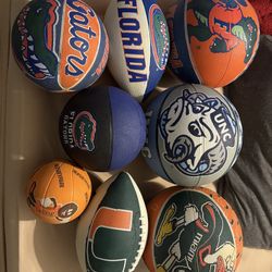 College Basketballs & Footballs