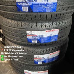 275/60R20 Atlander Roverstar H/T Set of Tires Installed and Balanced Set de Llantas Nuevas Instaladas y Balanceadas