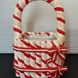 HALLMARK CANDY-CANE BASKET 