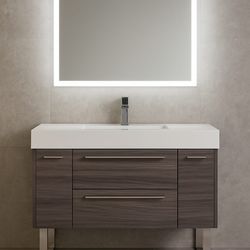 Custom made bathroom vanity