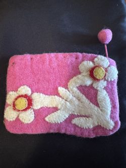 Felted Handmade Coin Purse