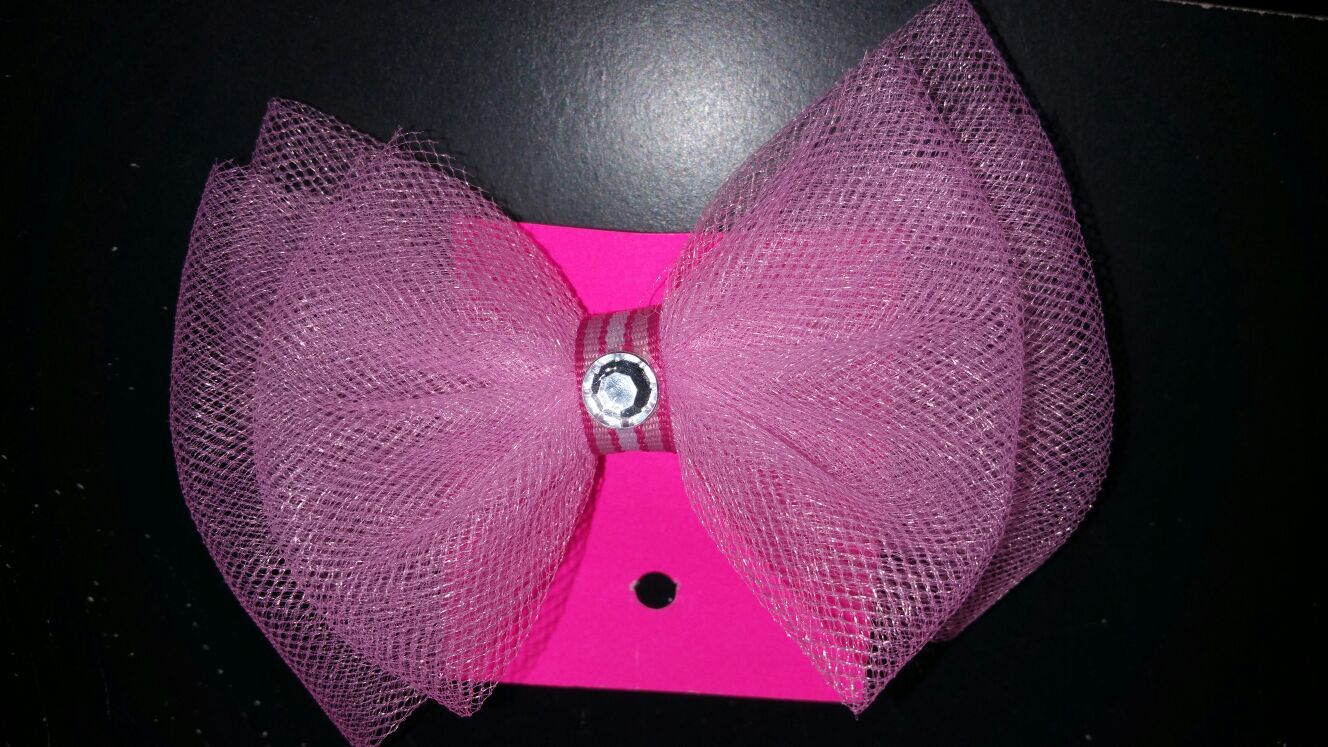 Tulle hair bow