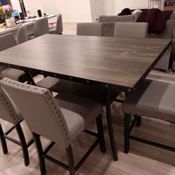 7pcs Counterheight Dining Set