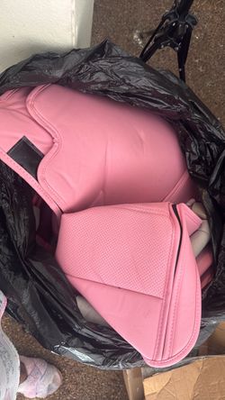 Pink seat covers