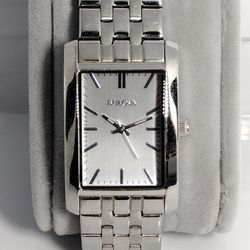 BULOVA CLASSIC STAINLESS STEEL WATCH