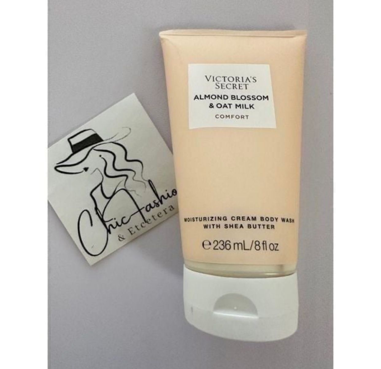 VICTORIA'S SECRET ALMOND BLOSSOM & OAT MILK COMFORT MOISTURIZING CREAM BODY WASH  It smells heavenly!  8oz  It’s sealed. Brand new  From a smoke free 