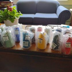 17 Floss Cones, Eco Vita Color Card, 17 Packs Of John James Size 24 Tapestry PetiteNeedles