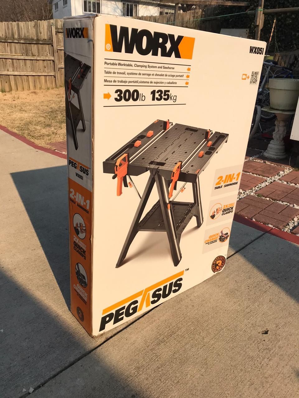 (BRAND NEW) PEGASUS FOLDING WORK TABLE & SAWHORSE