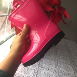 Botas De Lluvia Para Nña Talla 7 (Boots)