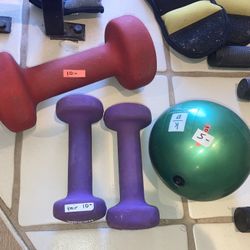 Sports Exercise Equipment Dumbbells Weights Thigh Master Golf Bike Rack Pump