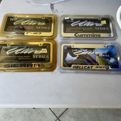 License Plate Frames  