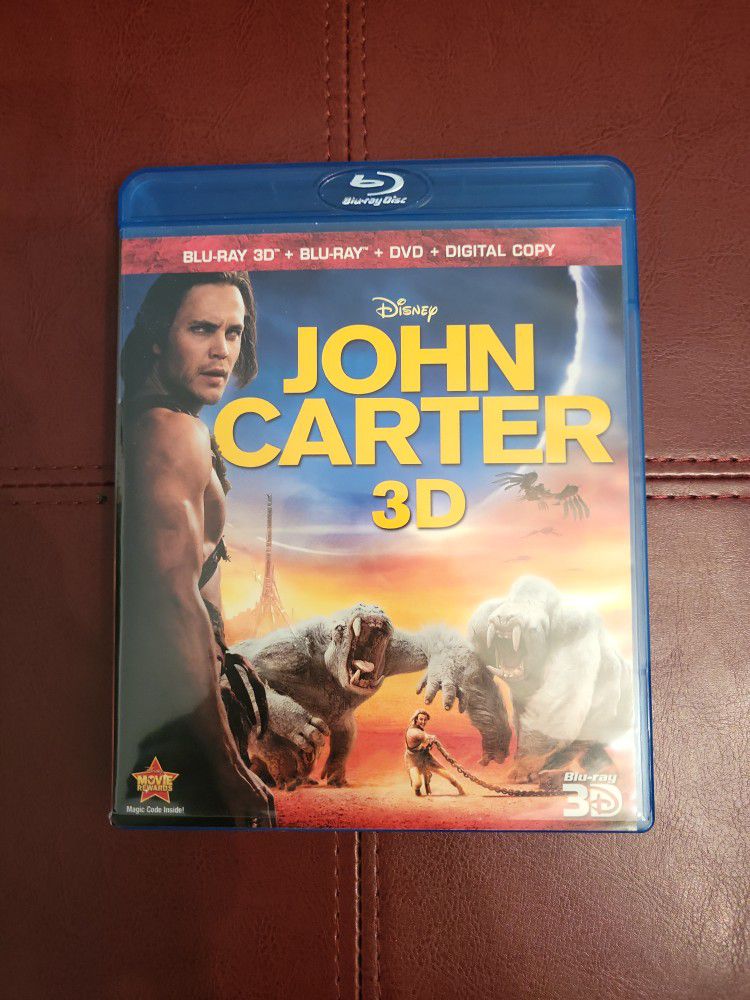 John Carter 3D Blu-ray, Blu-ray + DVD 
