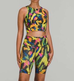 Lululemon Wunder Train High-Rise Short 8" Undertone Black Multi