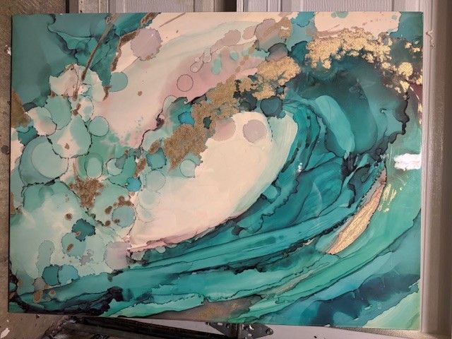 Abstract Wave Art