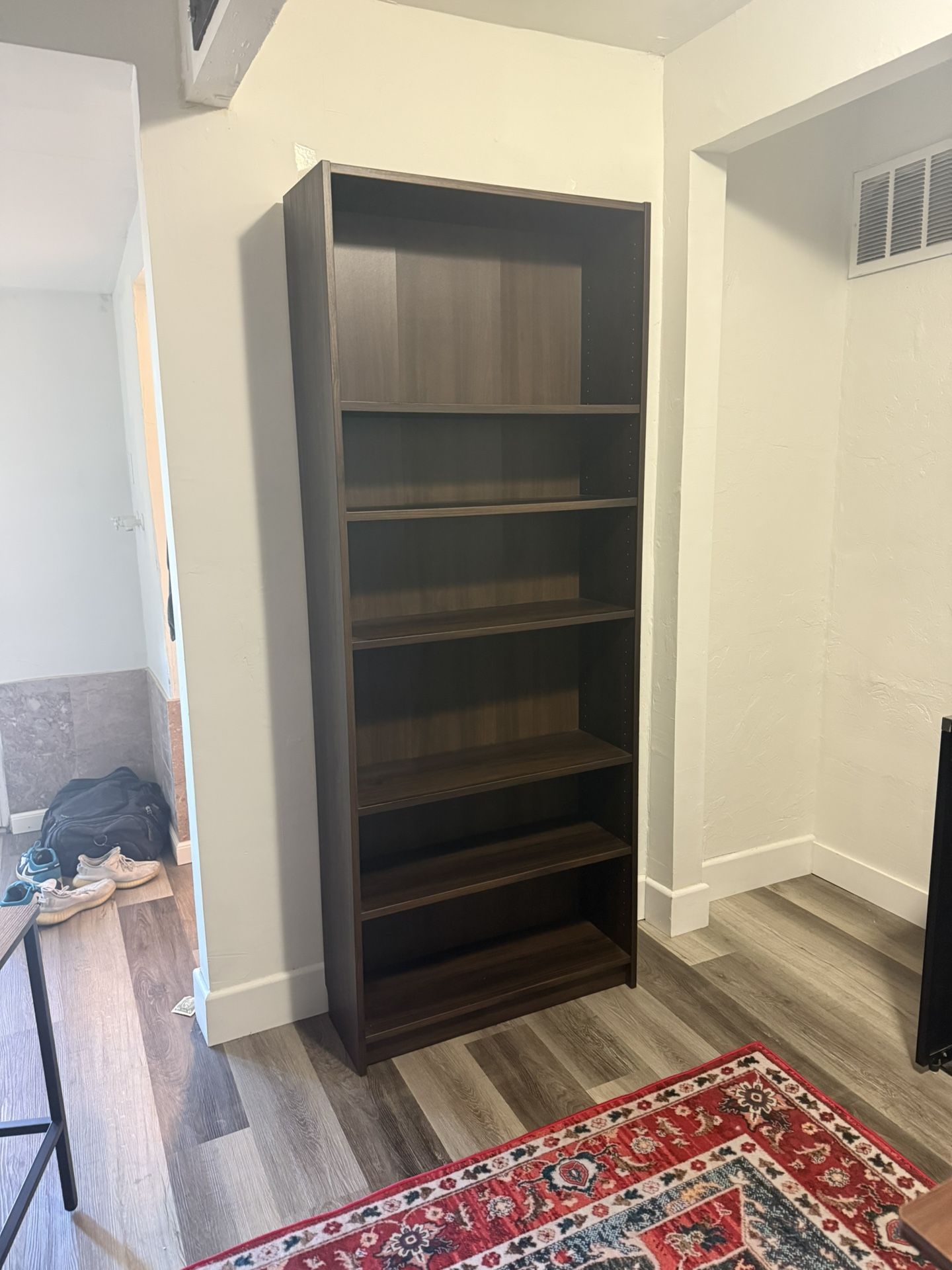 IKEA Billy-Style Bookshelf (Tall, Dark Wood)
