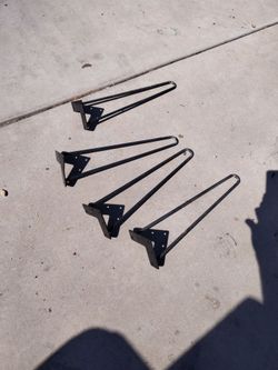 Mid century modern table legs. 16 in. Tall 4 in. Wide