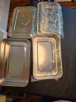 Stainless Steel Sterilization Trays with Lids – Multi‑Purpose