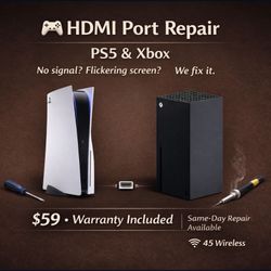 HDMI Port Repair PS5/Xbox