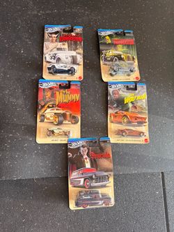 Hot Wheels Universal Monsters Complete Set of 5 – Silver Series