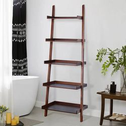 5-Tier Ladder Shelf System [72” H X 27” W X 16” D] [NEW IN BOX] **Retails for $269