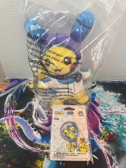 Pikachu Space Plush and Pin 2026 Pokemon World Championships Exclusive