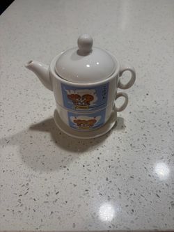 Japanese Kogepan ( burnt bread ) tea set