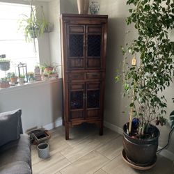 Asian Antique Wood Cabinet