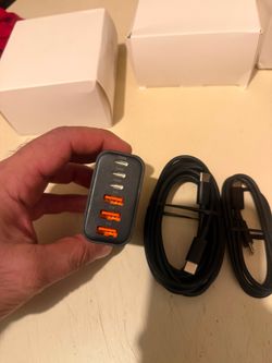 USB C Charger Block .65W Multiport Type C Charging Fast Charging Block. PD+QC Fast Charging Plug for iPhone 17/16/15/14/13Pro Max, iPad, Galaxy with 3