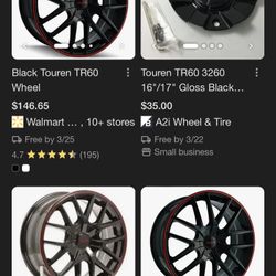 16” 5x108 Bolt Pattern 