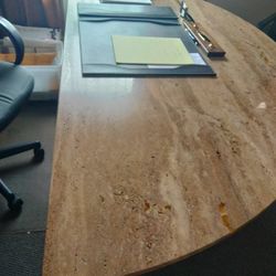 Executive Desk & File Cabinets