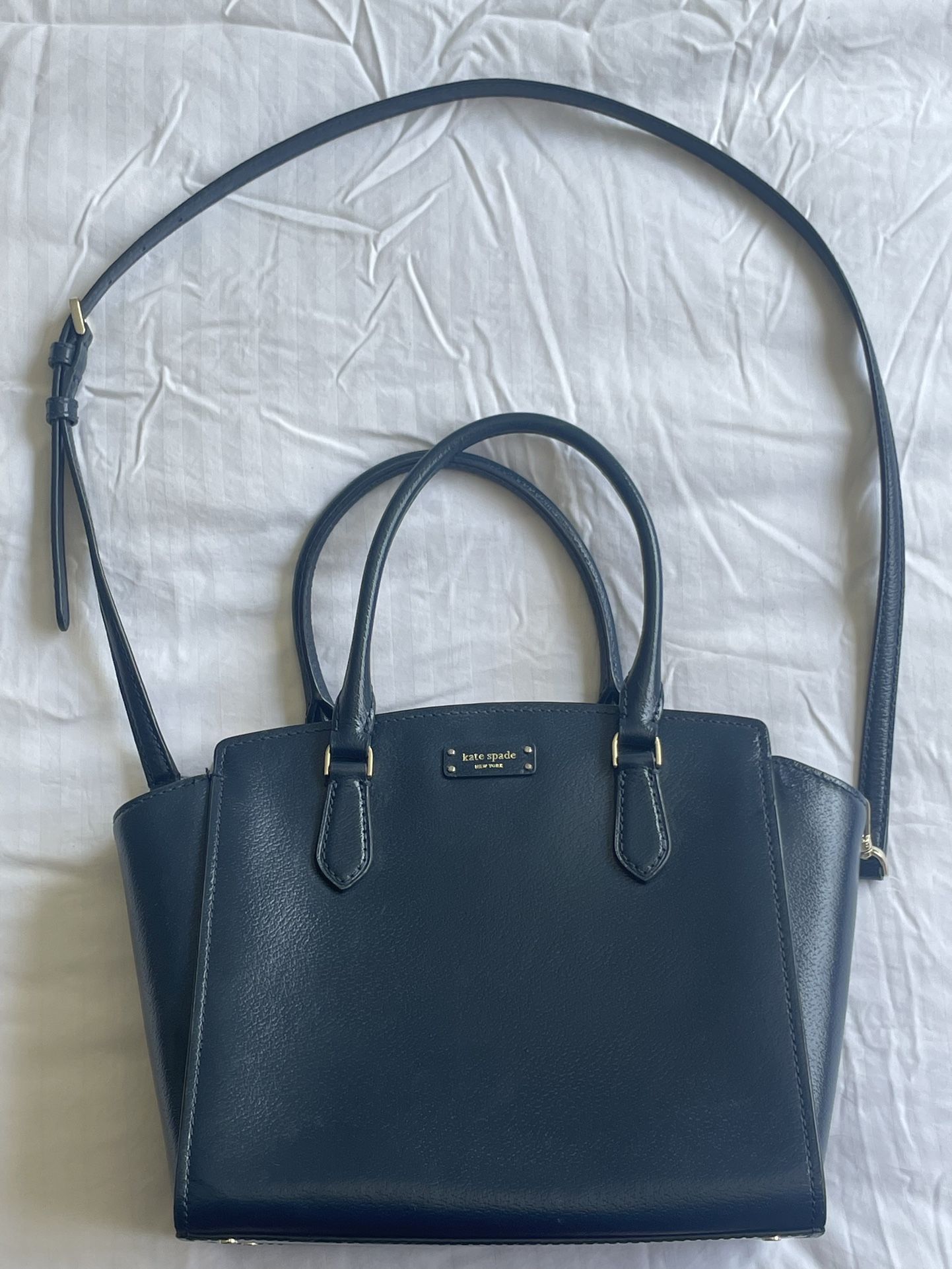 kate spade, Bags, Kate Spade Medium Sized Speedy Bag In Navy