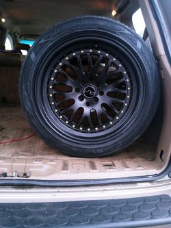 Jnc..17 Inch ...17×9 .4 Lug Universal Rim. Never Used. With 205 /55/R17