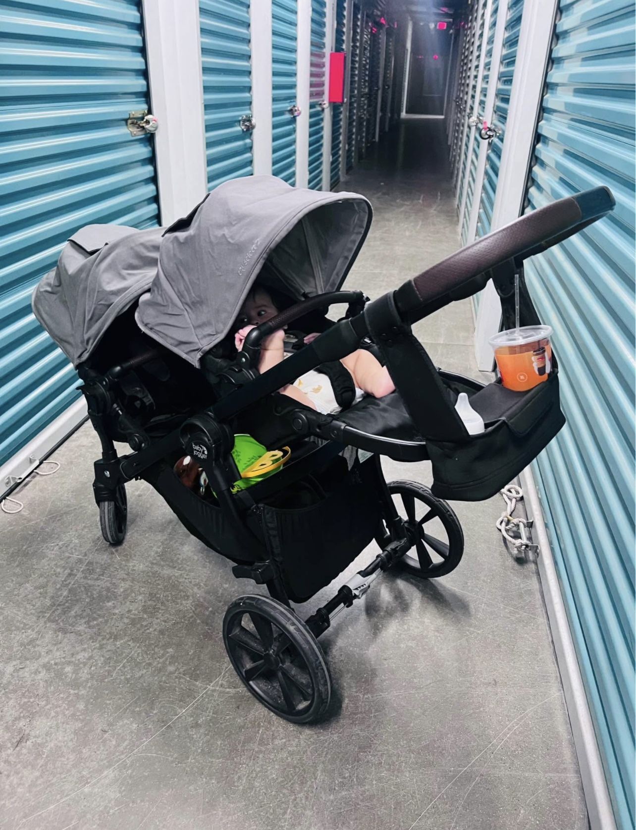 Baby Jogger City Select 2 Double Stroller + Graco Car seat And Base