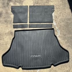 Toyota Prius genuine all-weather cargo area mat set 2016-2022