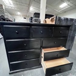 Dresser Black New Pinewood Deluxe $429 ❤️❤️