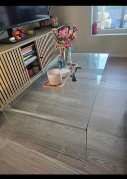 Waterfall Glass table